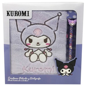 Hello Kitty Kuromi Cuddly notebook - pen